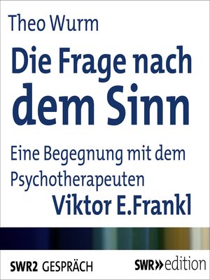 cover image of Die Frage nach dem Sinn